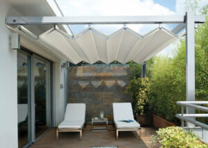 mái kéo sân thượng