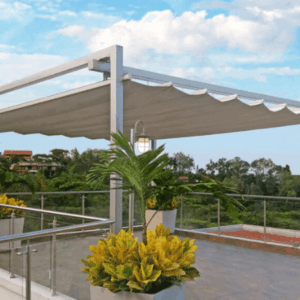 mái xếp sân thượng