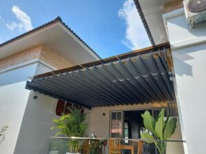 bạt kéo sân thượng